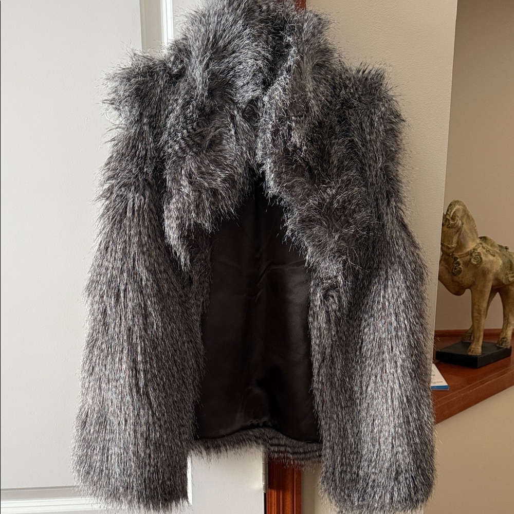 Jack by BB Dakota Charcoal Teddy Jacket